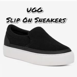UGG Black Slip-On Sneakers -Size 10